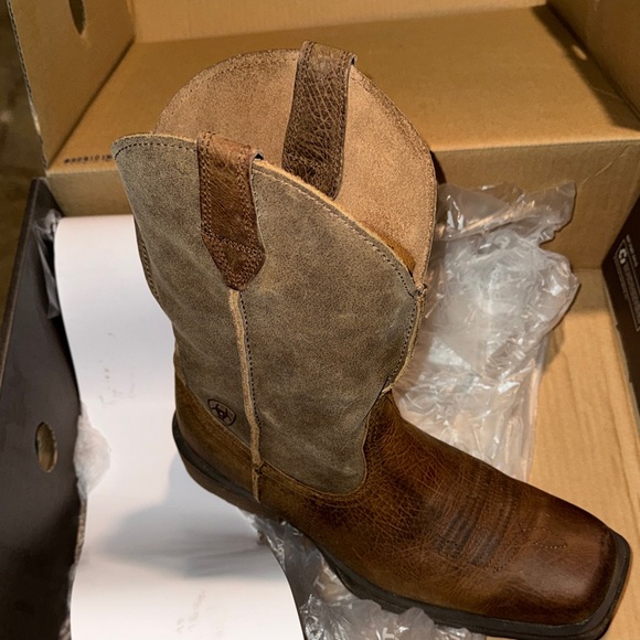 Ariat Men's Rambler Boots - Earth Brown Bomber - Picture 10 of 11